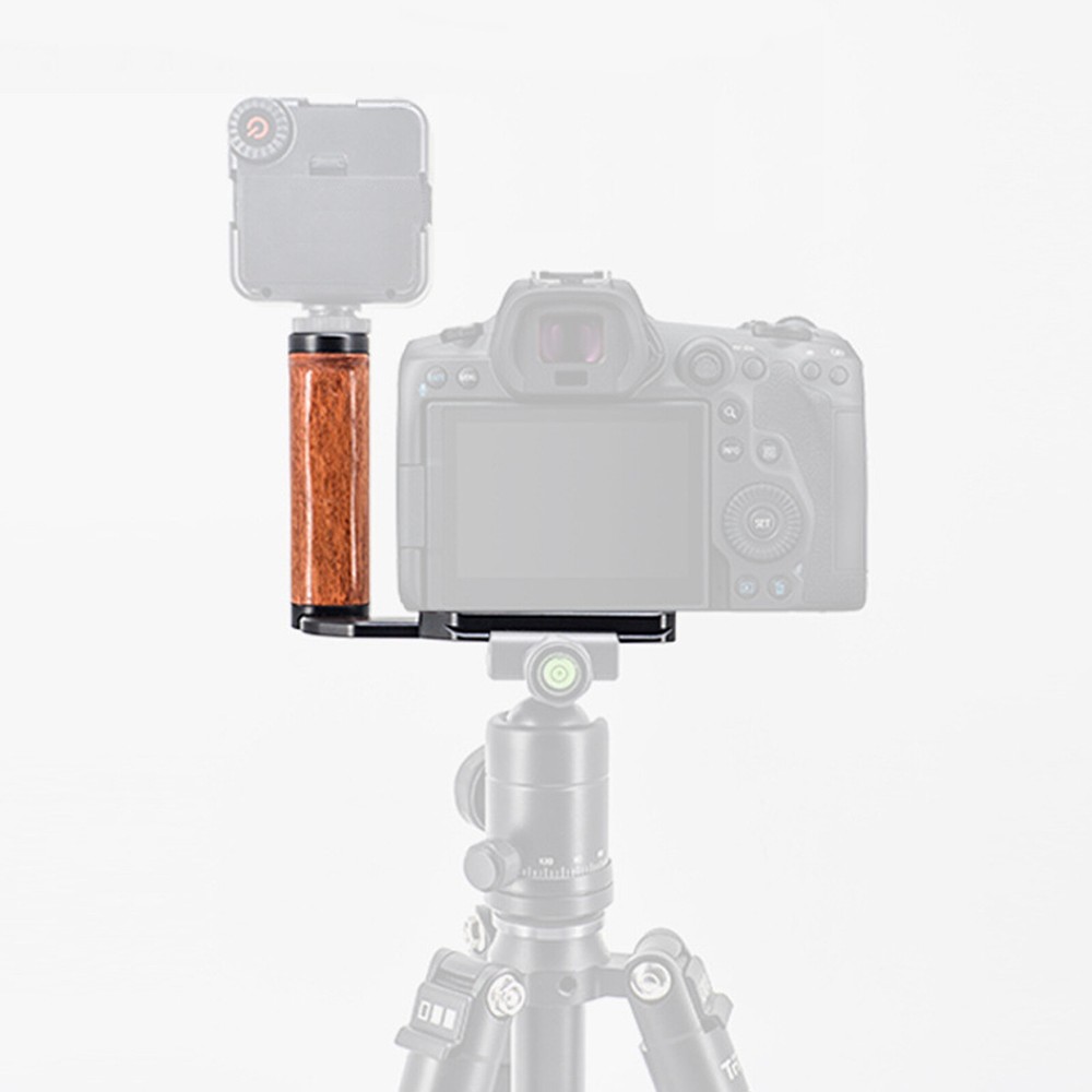 Side Wood Handle Left L-Plate Quick Release Plate Universal Camera Accessory Xb