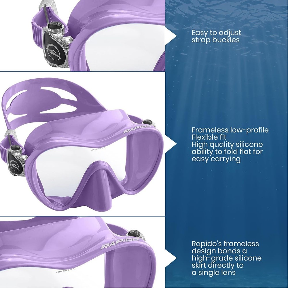 Rapido Active Frameless Single Lens - Pastel Lilac