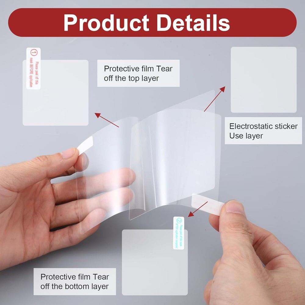 Electrostatic Sticker Mounting Dash Cam 20 PCS Double-Sided Adhesive Pad Electro