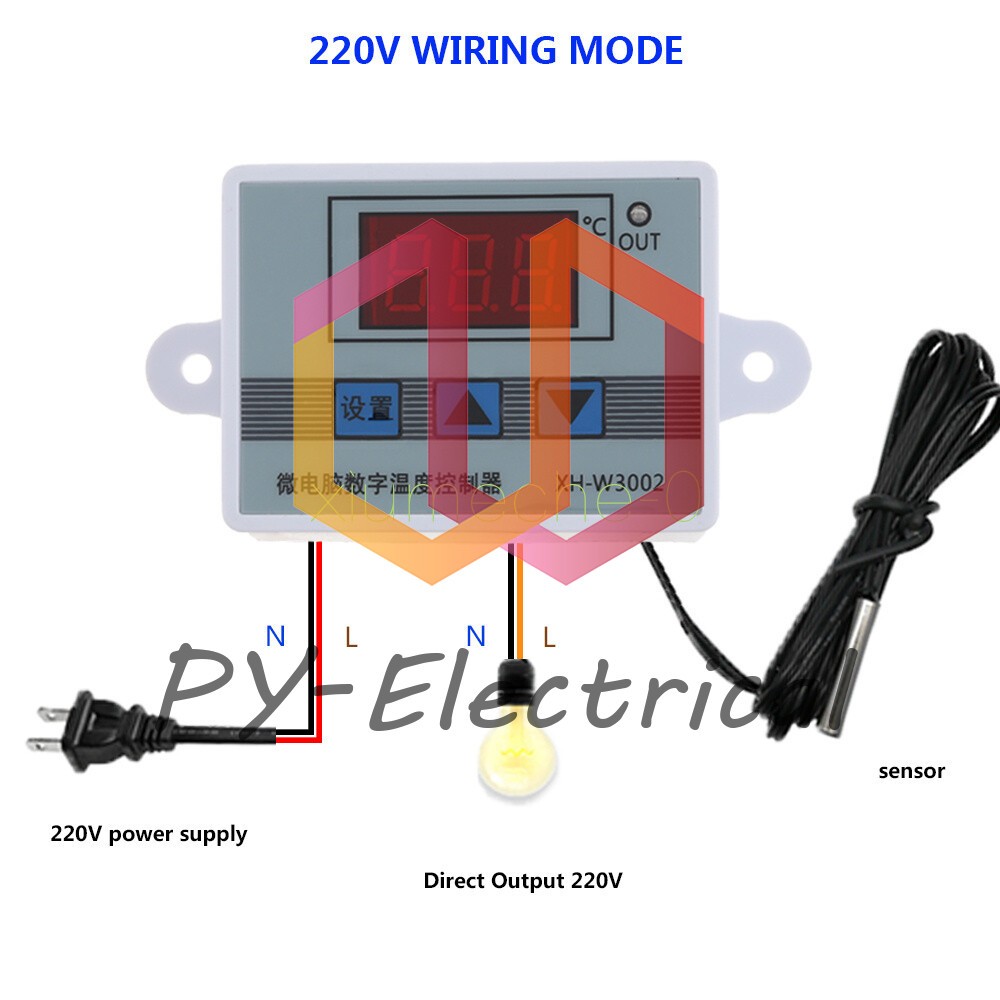 NEW  AC 110V-220V Digital LED Temperature Controller Microcomputer Thermostat