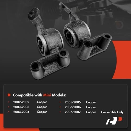 2 x Front Lower Rearward Control Arm Bushing Kit, Compatible with Mini Cooper