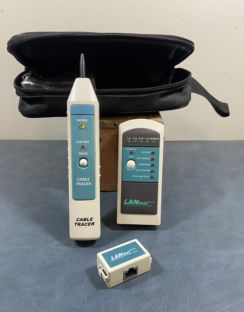 LANtest Pro Remote Network Cable Tester With Case