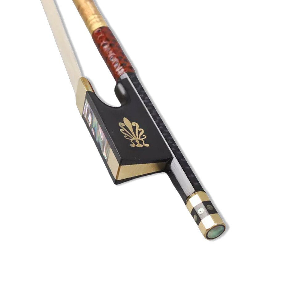 Violin Bow 4/4 Pernambuco Level Carbon Fiber Stick Straight Performance Bow