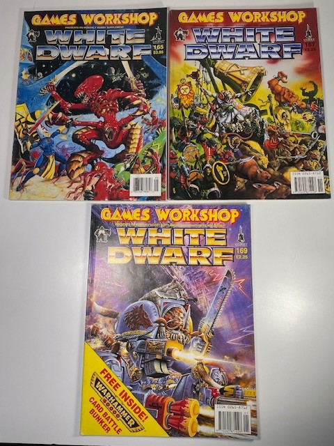 Games Workshop White Dwarf #165, 167 & 169