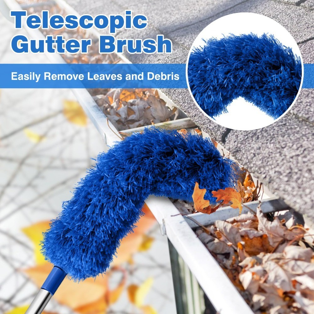 Cobweb Duster with Extension Pole, Web Brush and Washable Ceiling Duster9610