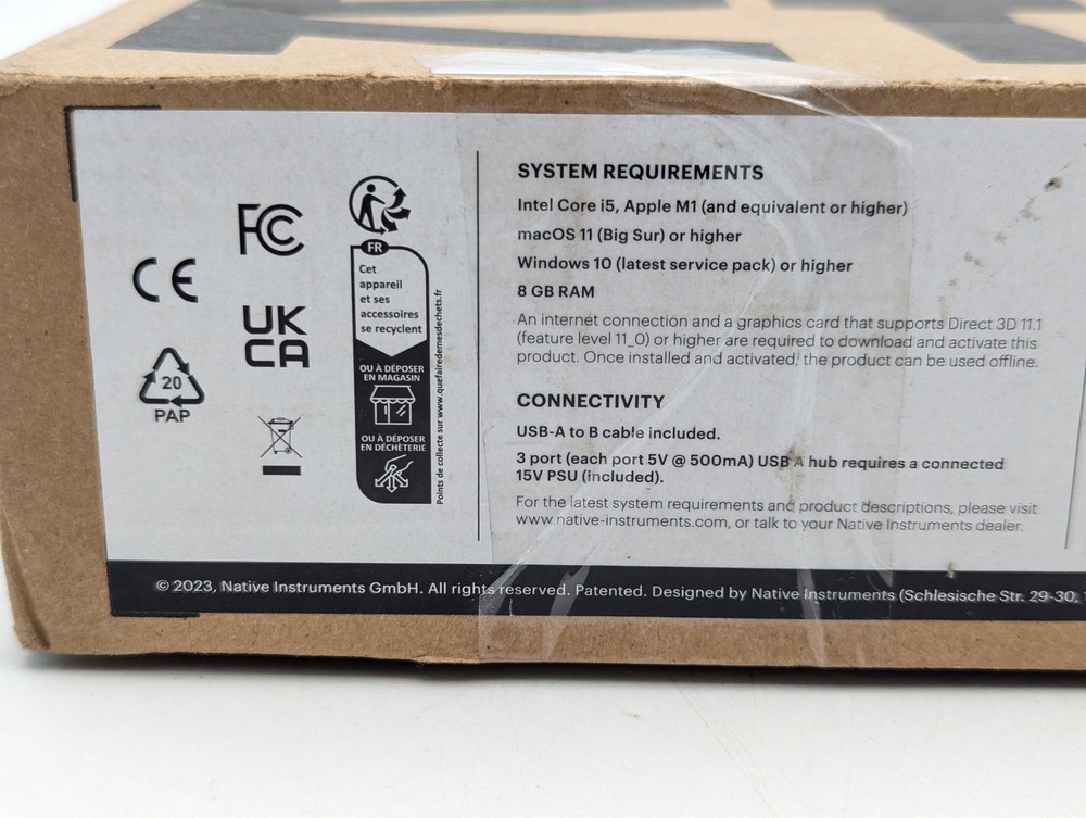 Native Instruments Traktor X1 MK3 DJ Controller Module (NI-29149) | Black