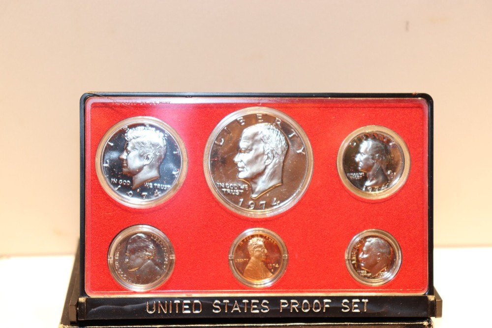 1974 S US Proof Set (6) Coins Original Nice.