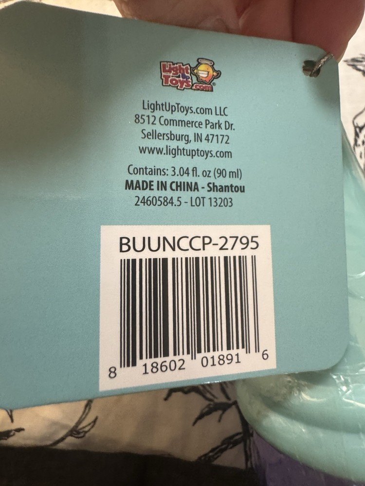 Unicorn Chomp-A-Bubble Refillable Bubble Wand Electronic NWT 3+ Blue
