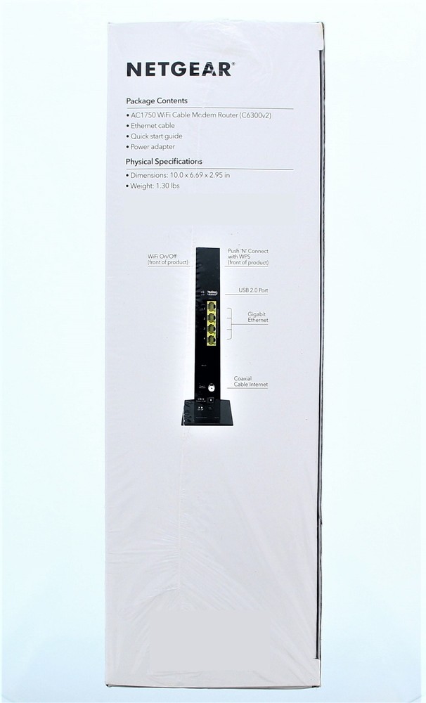 Netgear AC1750 WiFi Cable Modem Router