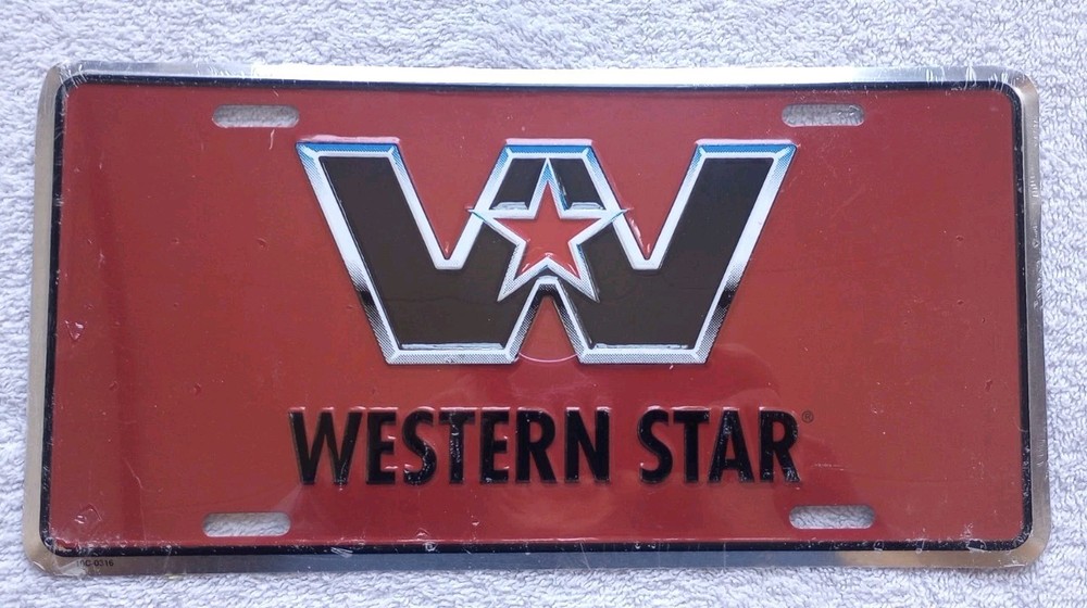Western Star Vanity Plate