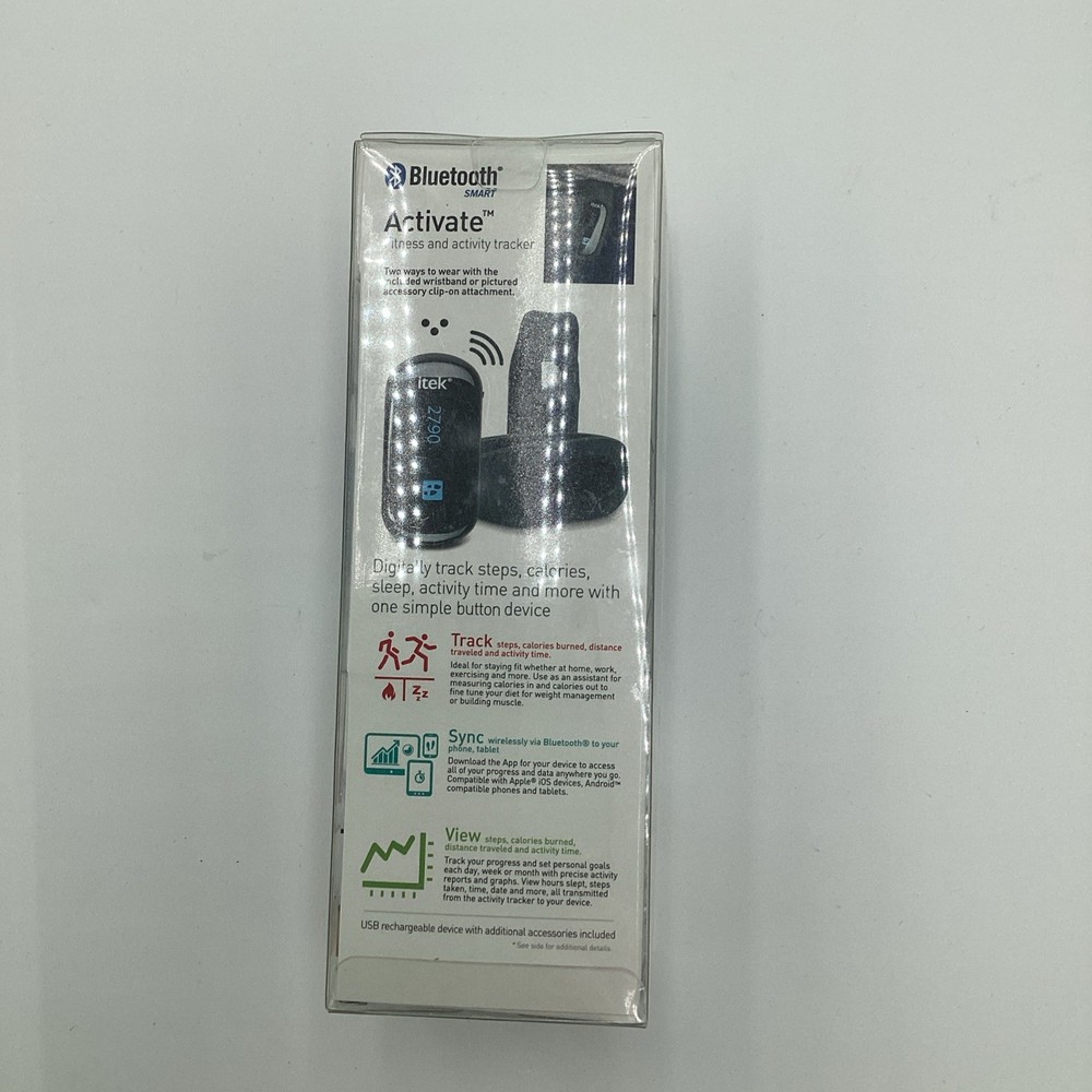 itek Quality Reflected Activate Bluetooth Fitness and Activity Tracker-NIB