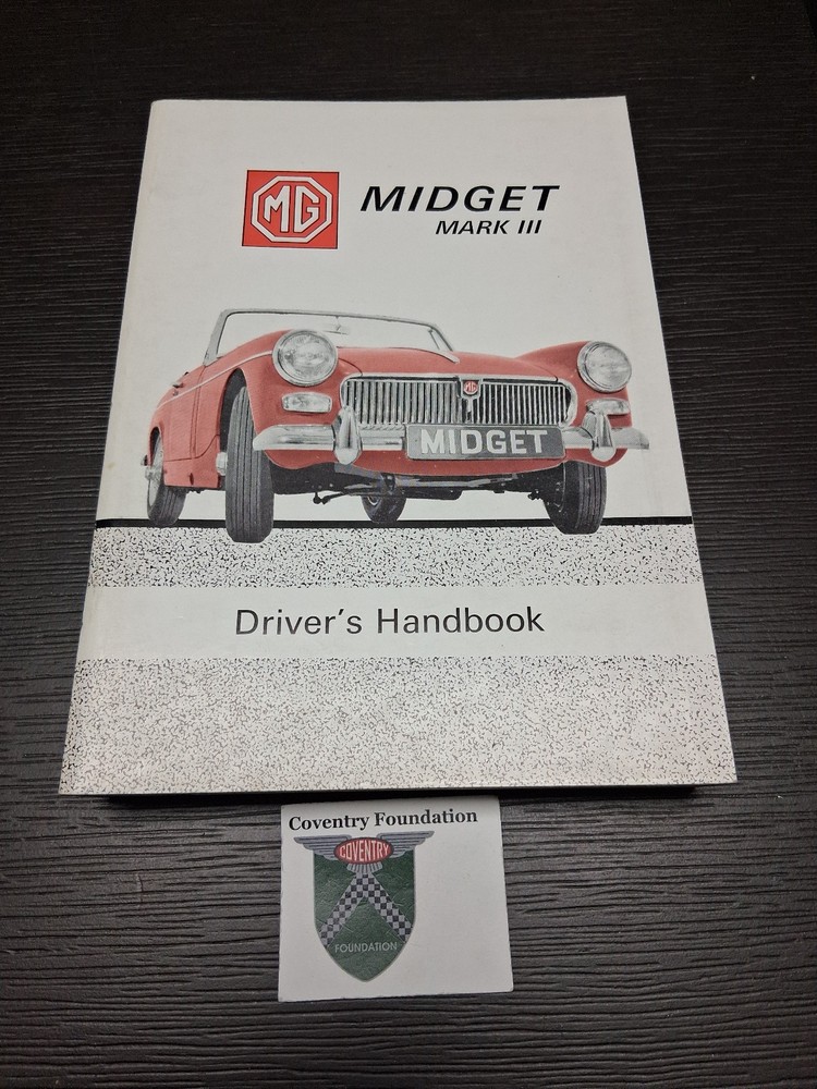 MG Midget Mark III Driver's Handbook AKD7061A