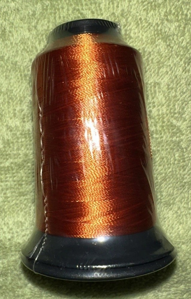Floriani Embroidery Thread PF578 Rust Colored Polyester 1,100 Yards NOS
