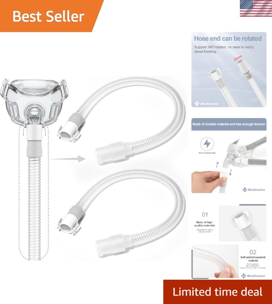 2-Piece Flexible Quick Release Tubes for Amara View - Patent-Protected Design