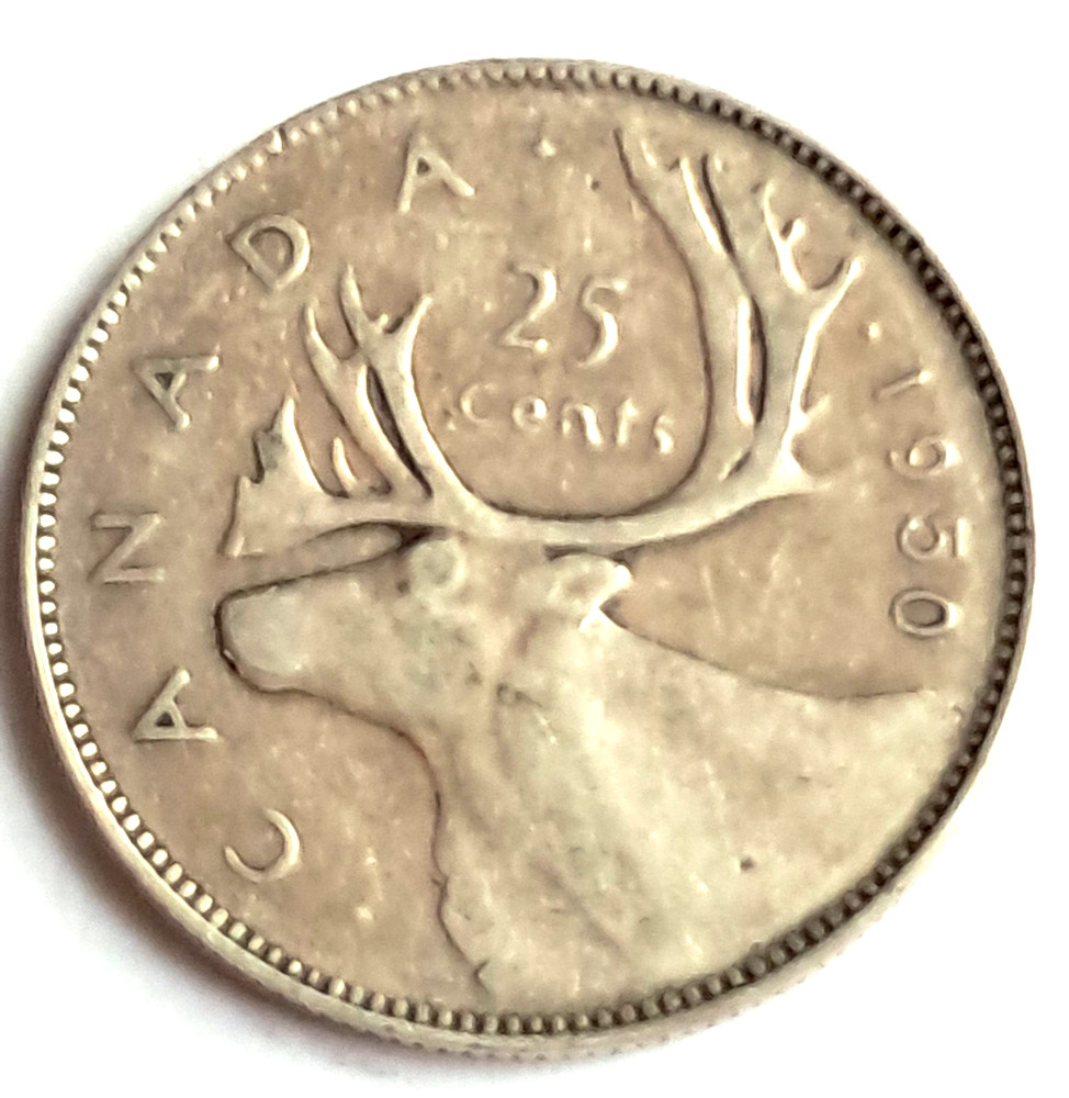 (3) Canada .800 silver quarters
