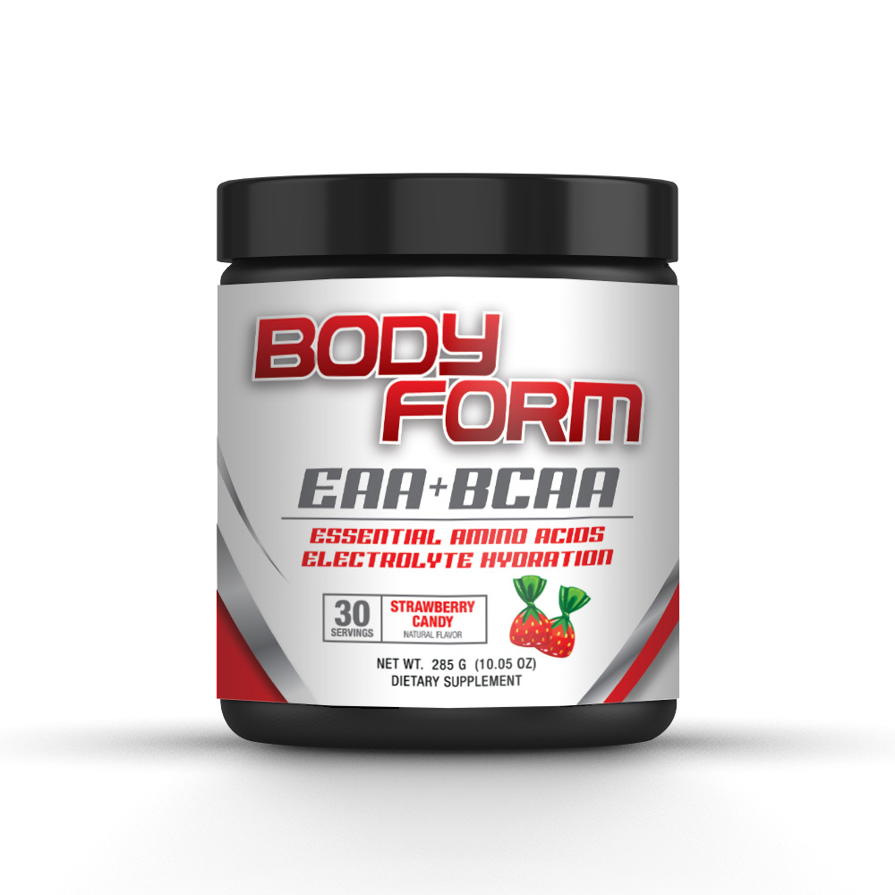 Bodyform – BCAA and EAA Supplement With Electrolytes (2 Pack) - 60 Servings
