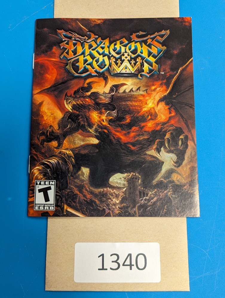 Dragons Crown - PS3 - Manual Only **NO GAME!