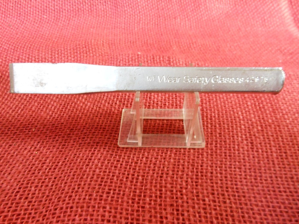 Craftsman 3/4" Cold Chisel #42975 & 5 Router Bits in Case, Both U.S.A.