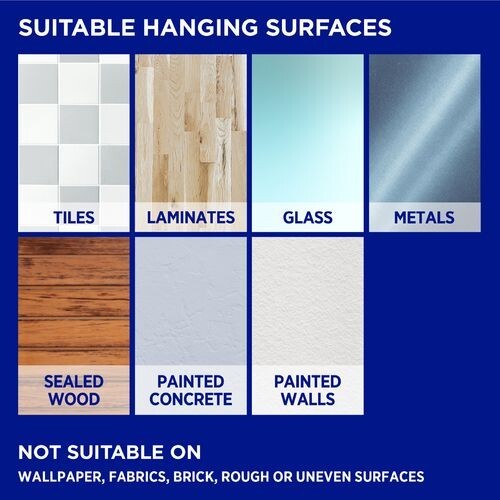 Permastik Black Spring Clips - 4 Pack