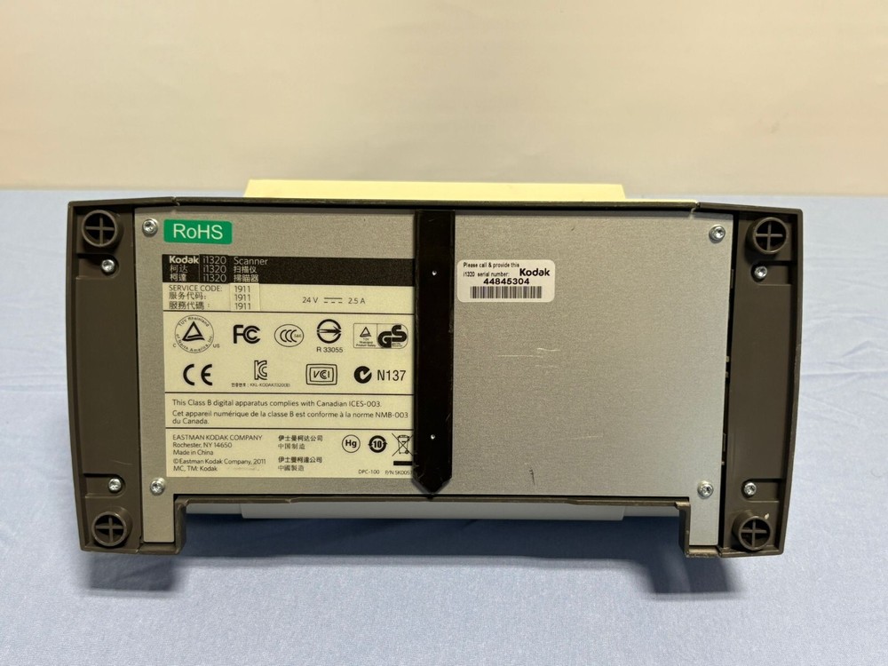 Kodak i1320 Plus Perfect Page Duplex Document Scanner