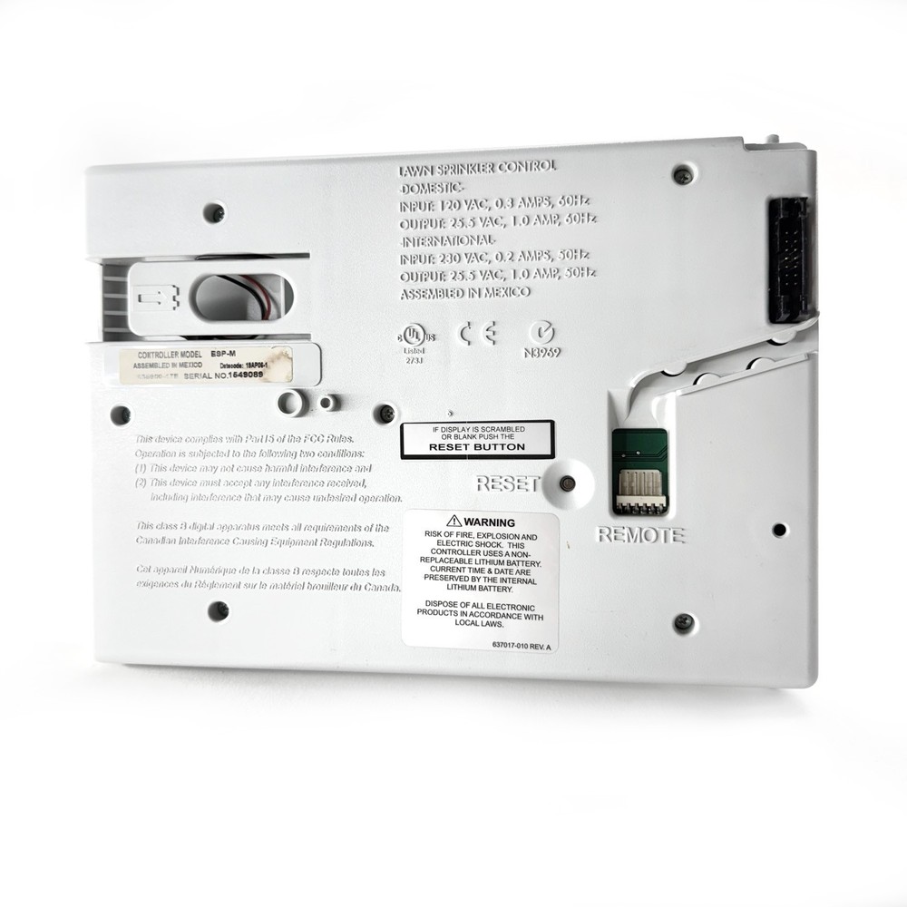 Rain Bird ESP-M Modular Irrigation Control Panel