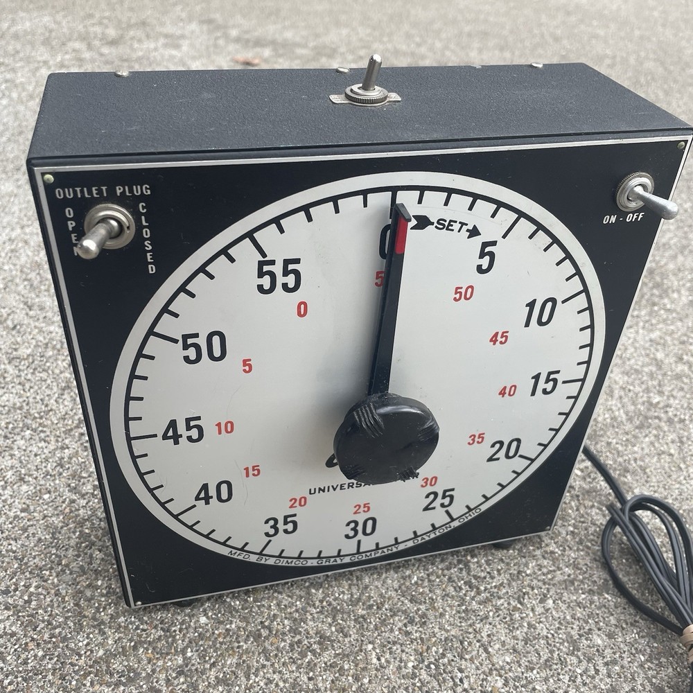 Vintage Gra Lab Universal Timer Model 165 TESTED & WORKS