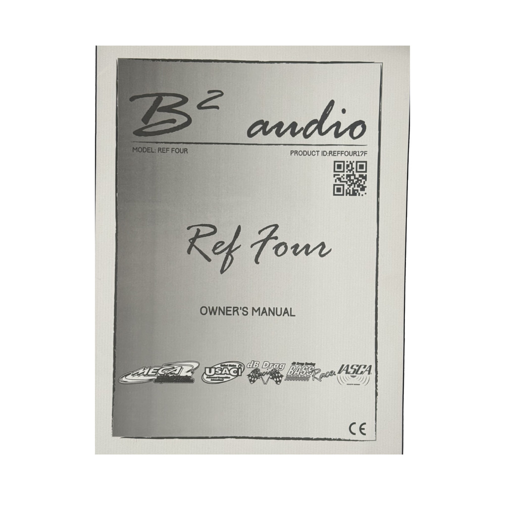 B2 Audio Ref Four 4CH Class A/B Audiophile Amplifier