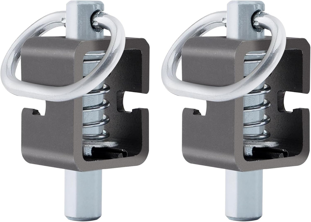 Spring Latch Lock, Weld-On Spring Latch Assembly, Trailer Gate Latch (Pack of 2)