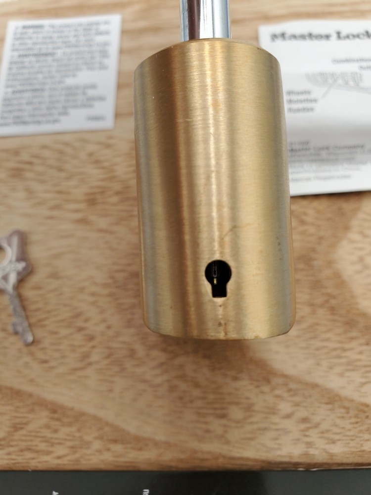 Master Lock 175LH Combination Padlock - Brass