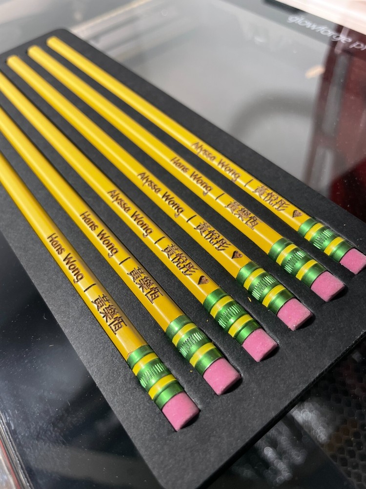 Personalized Engraved Pencils Premium Ticonderoga #2 Classroom Essentials