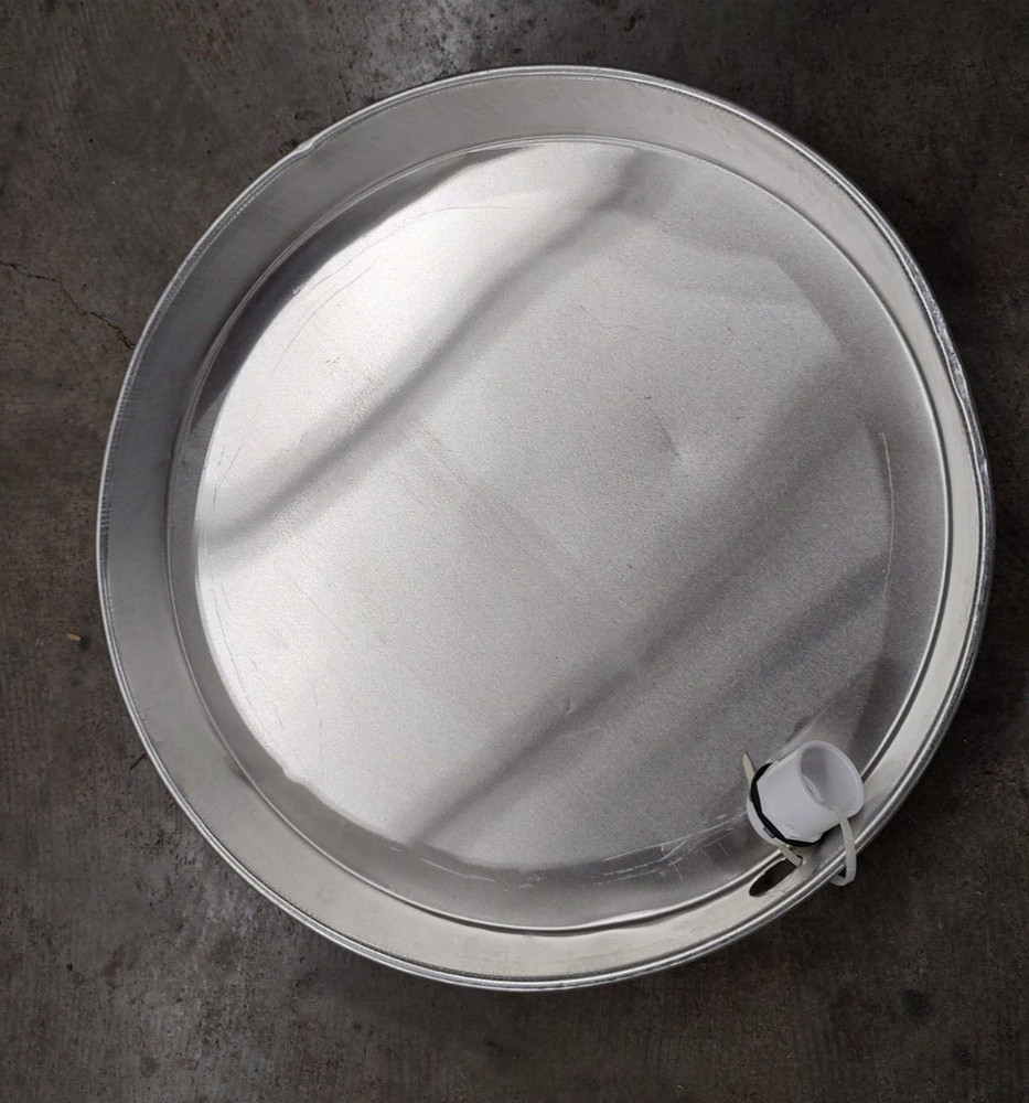 34079 Oatey 18" Aluminum Water Heater Pan with 1" PVC Fitting