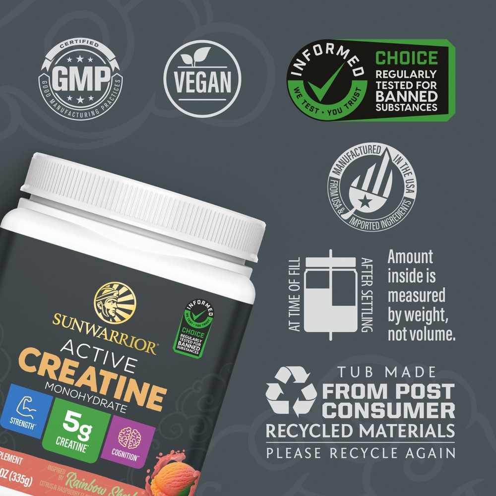 US Active Creatine - Rainbow Sherbet | 60 Servings