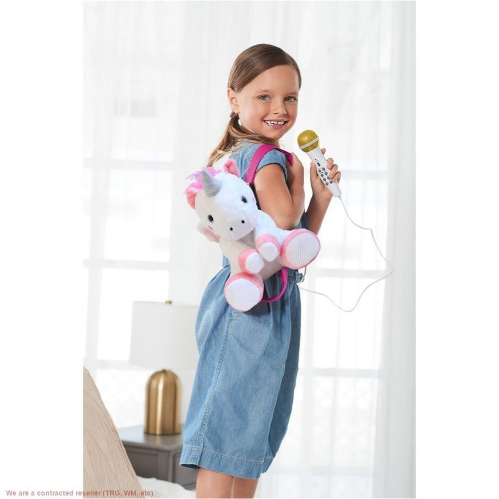 Singing Machine Plush Toy with Sing-Along Microphone - Uni Queen