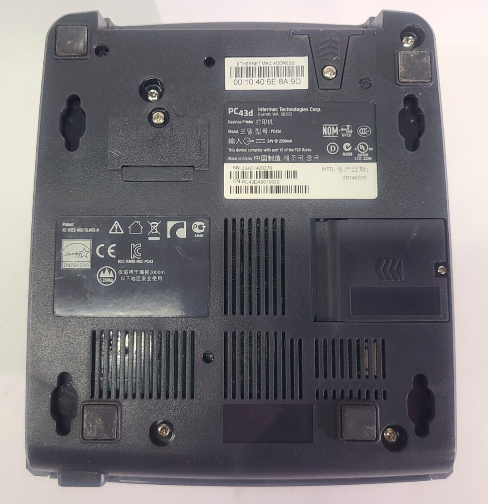 Intermec PC43D USB Thermal Label Printer