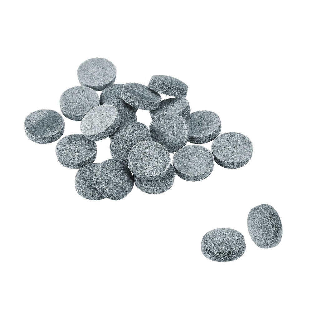 13mm Billiard Slide Stick Tips, 20pcs Replacement Tips, Grey