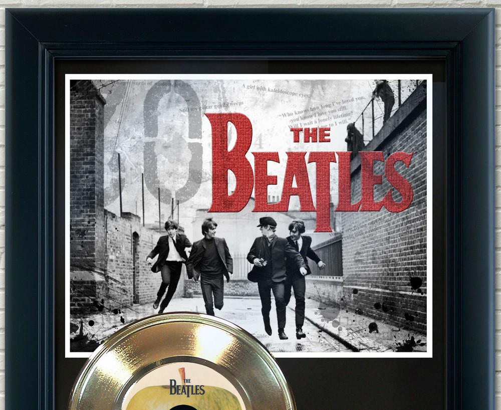 The Beatles "Baby It's You" Framed Record Display