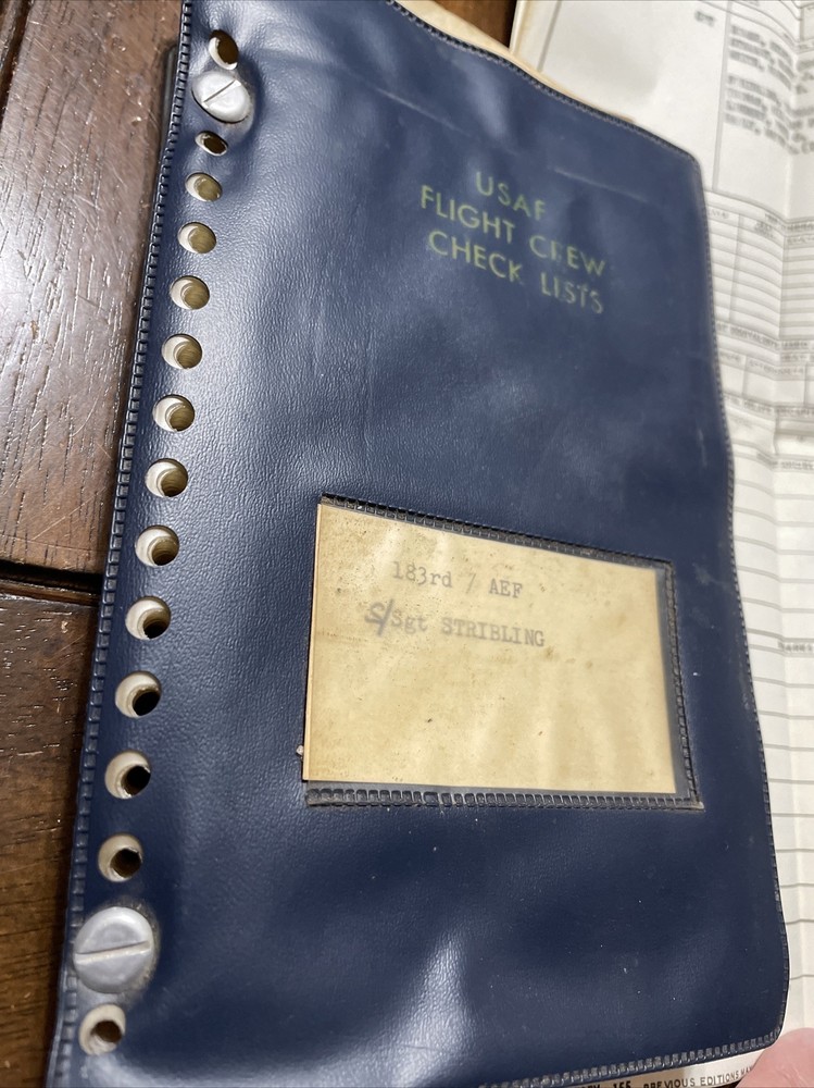 USAF FLIGHT CHECK LIST 183RD / AEF MISSISSIPPI Flight Crew Check Lists Booklet