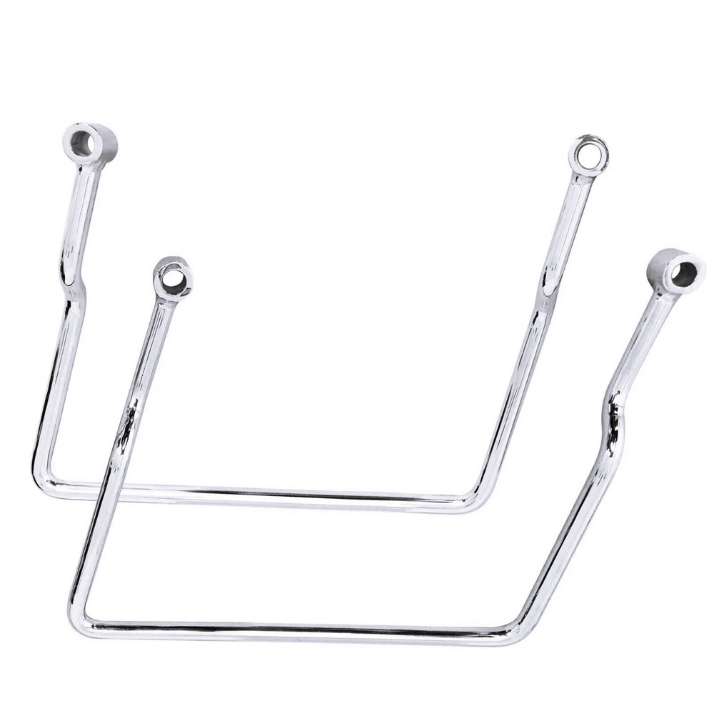 1994-2003 Harley Davidson Sportster Saddlebag Support Brackets Bar Chrome Mount