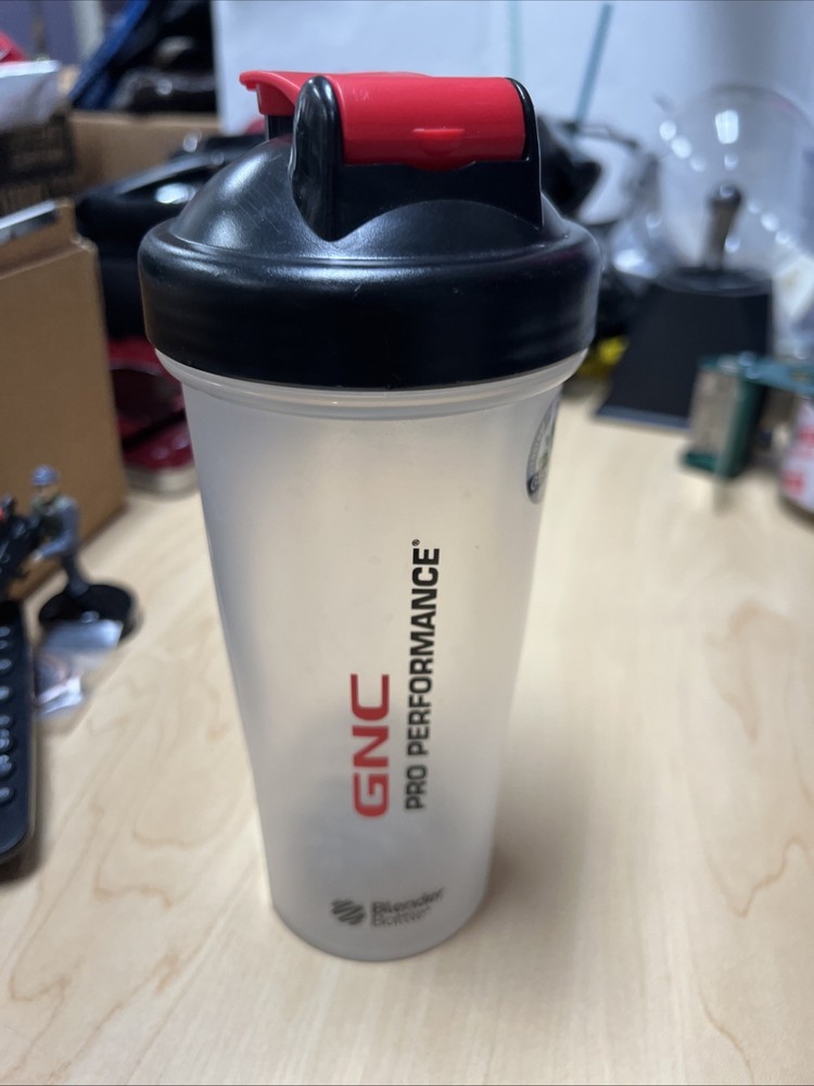 GNC BlenderBottle Classic 28oz Shaker Bottle - Clear / Black