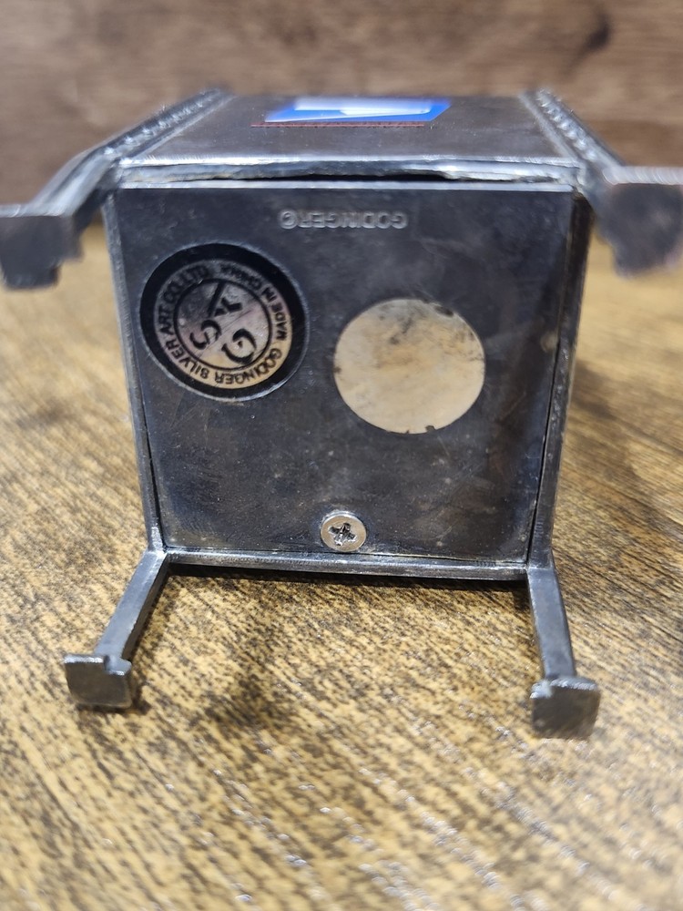 Vintage Godinger Silver Stamp Roll Dispenser Post Office Box