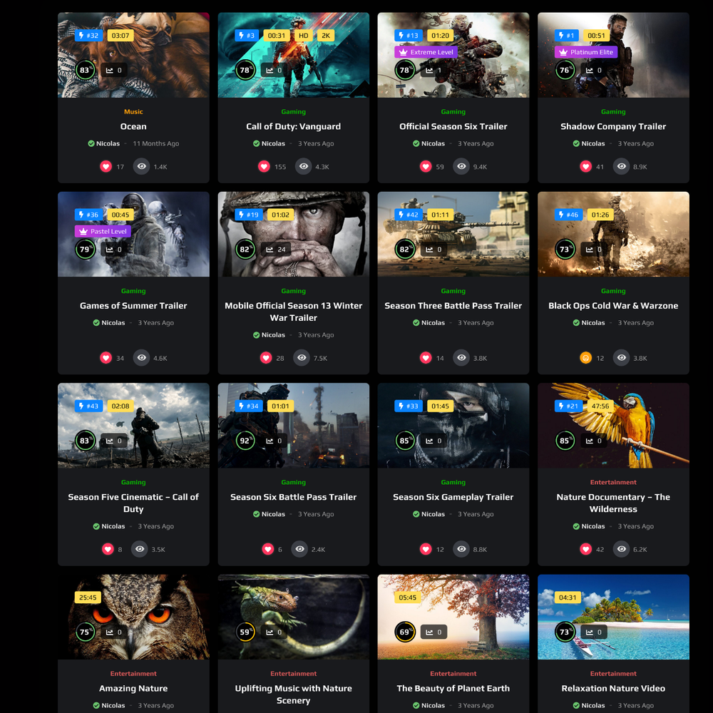 Live Streaming Website Design with Free VPS Web Hosting and Installation