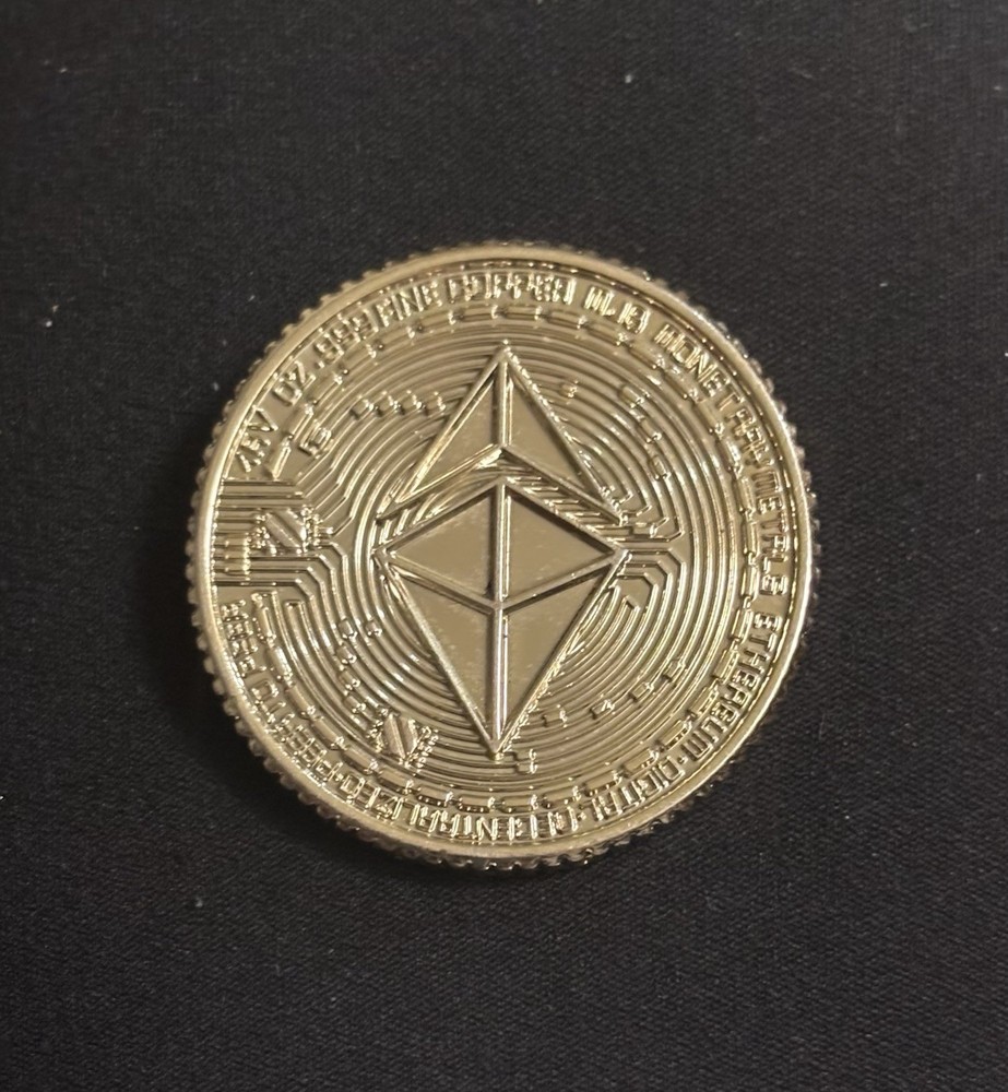 All Gold Ethereum Coin