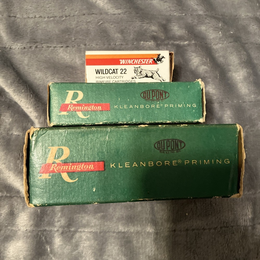 Empty Vintage Ammo Boxes Display Only