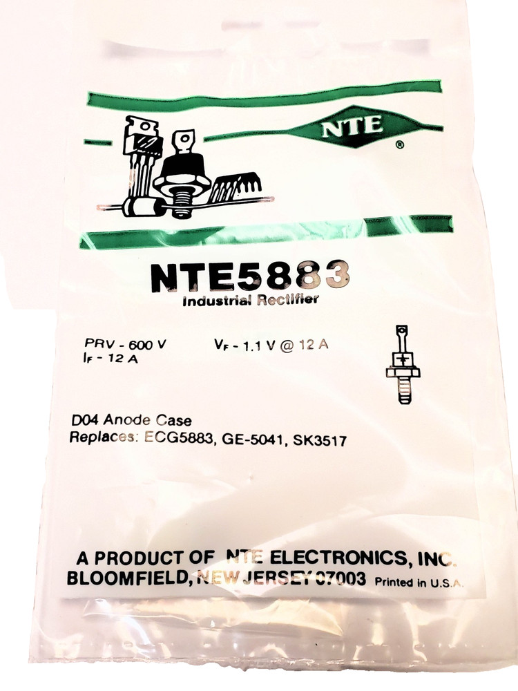 NTE5883 "Original" NTE Rectifier diode  Stud Mount AKA SK3517 1 pc