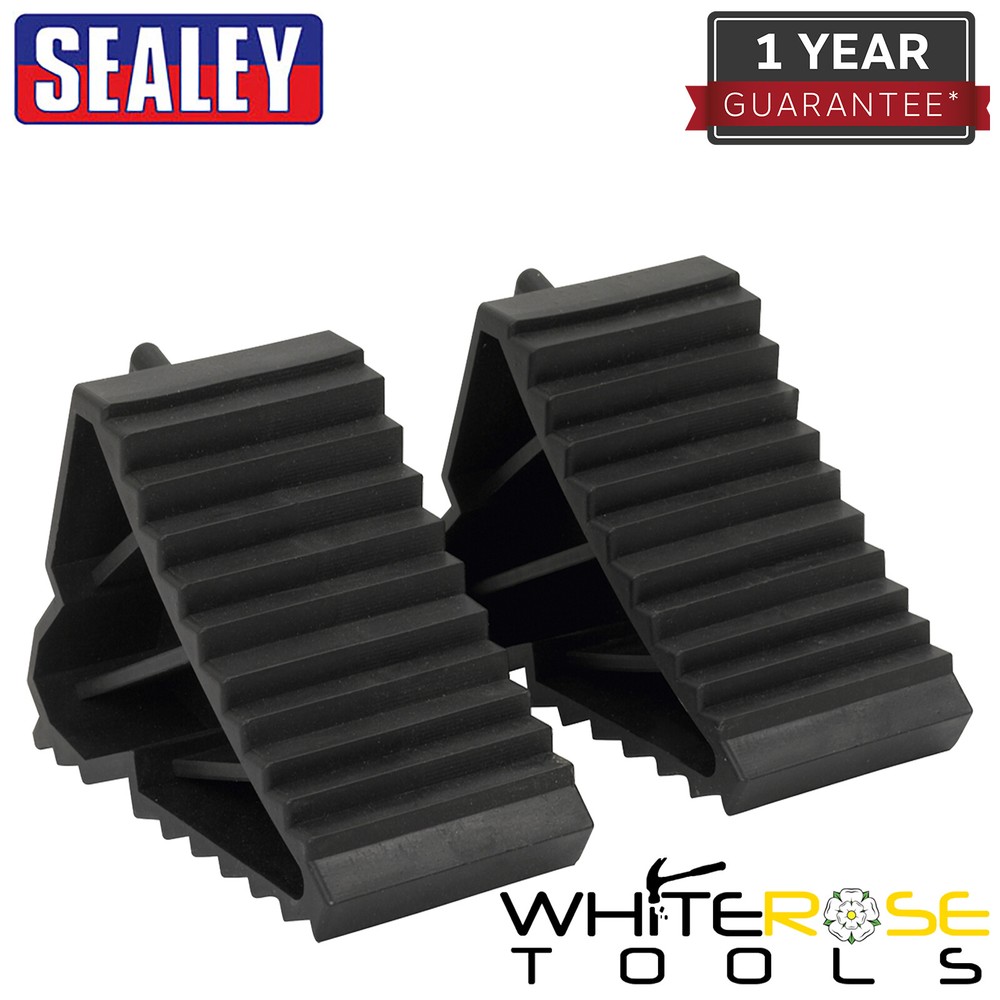 Sealey Composite Wheel Chocks 0.44kg - Pair Garage