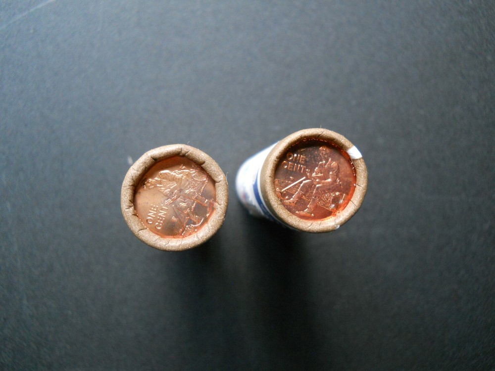 U.S. Mint 2009 P&D Lincoln "Formative Years" Cent Rolls (No Box)