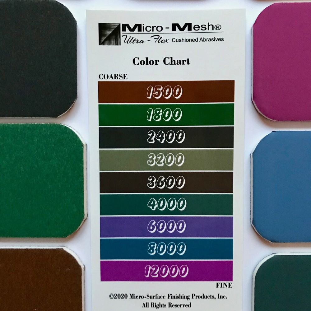 Micro-Mesh Assorted Soft Touch Polishing Pads 9 Pack