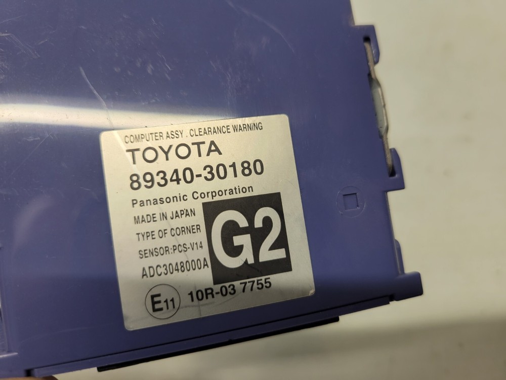 2015 Lexus GS350 Driver Park Assist Module Oem