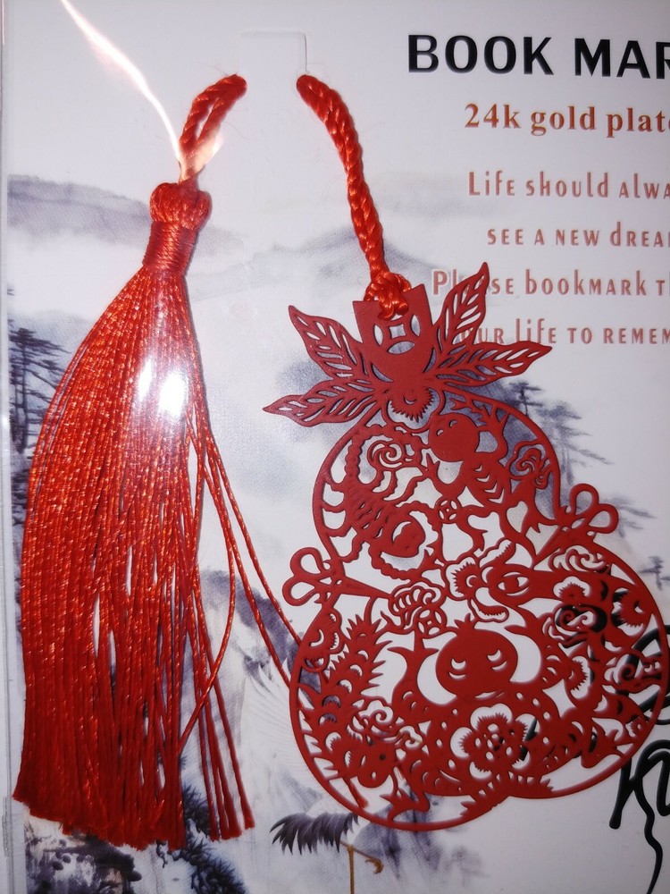24 gold plated bookmark