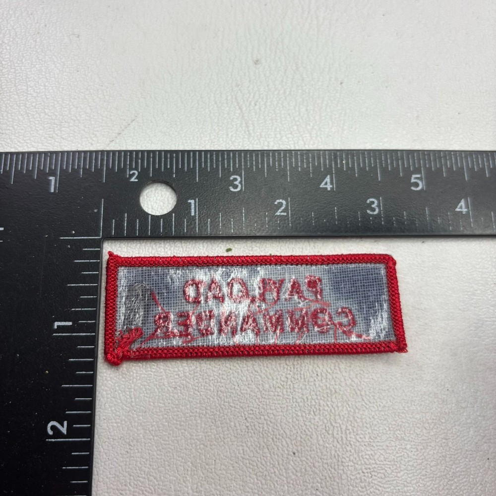 PAYLOAD COMMANDER NASA Astronaut Theme Patch 58J7